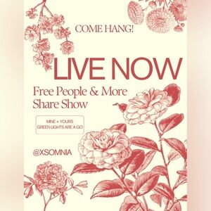 ✨ I’M LIVE! ✨ FREE PEOPLE & MORE SHARE SHOW 🔥